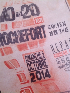 Affiche (2) 10km de Rochefort 2014